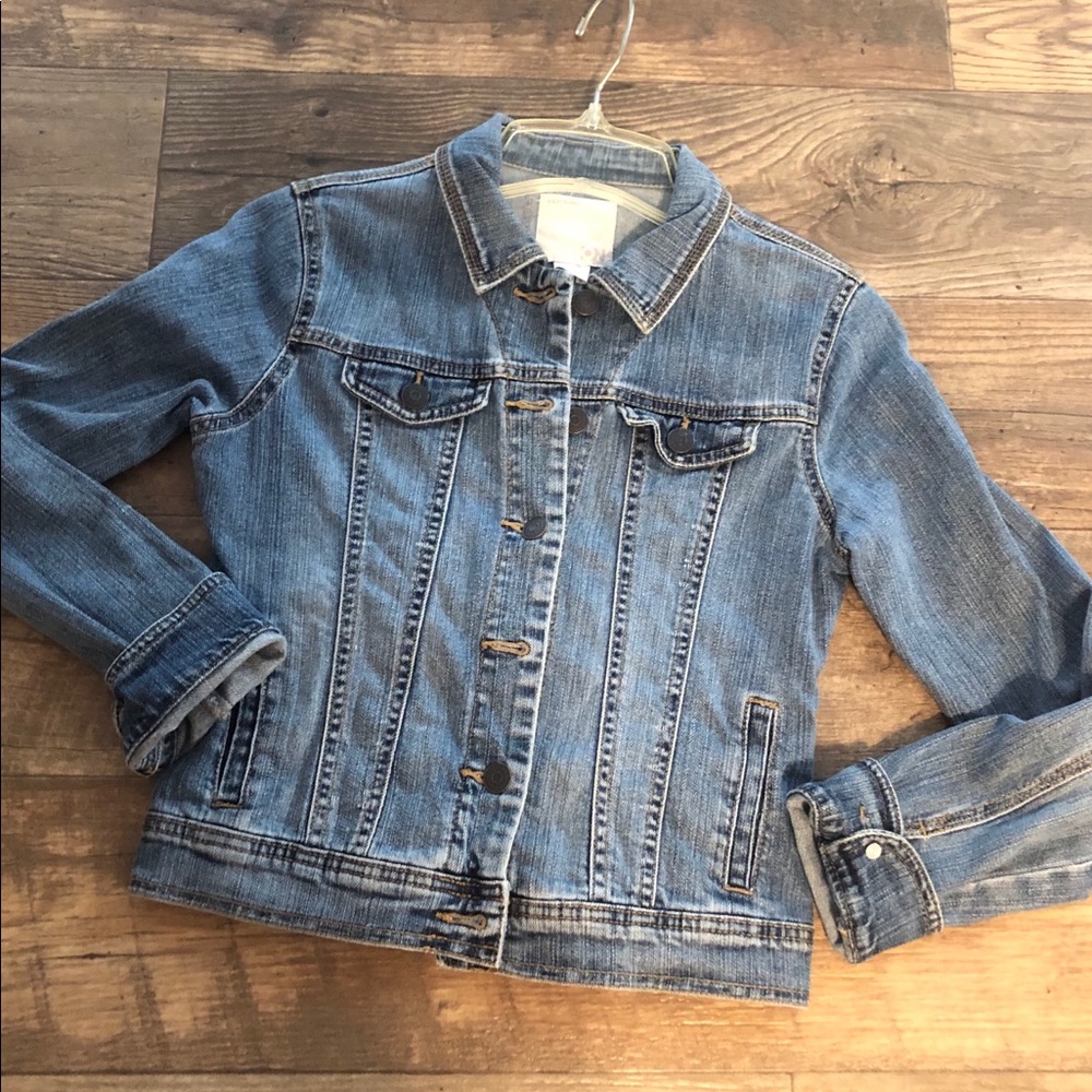 Girls XL Old Navy Blue Jean Jacket